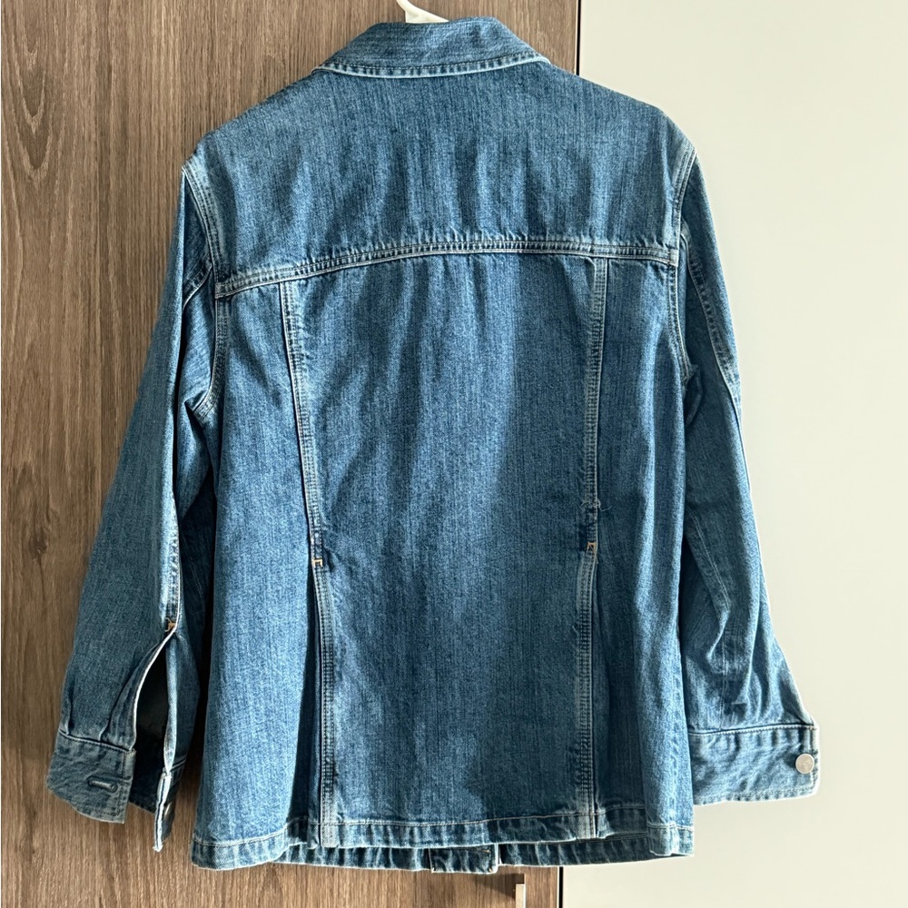 Massimo Dutti Medium Wash Denim Jacket - Picture 4 of 4